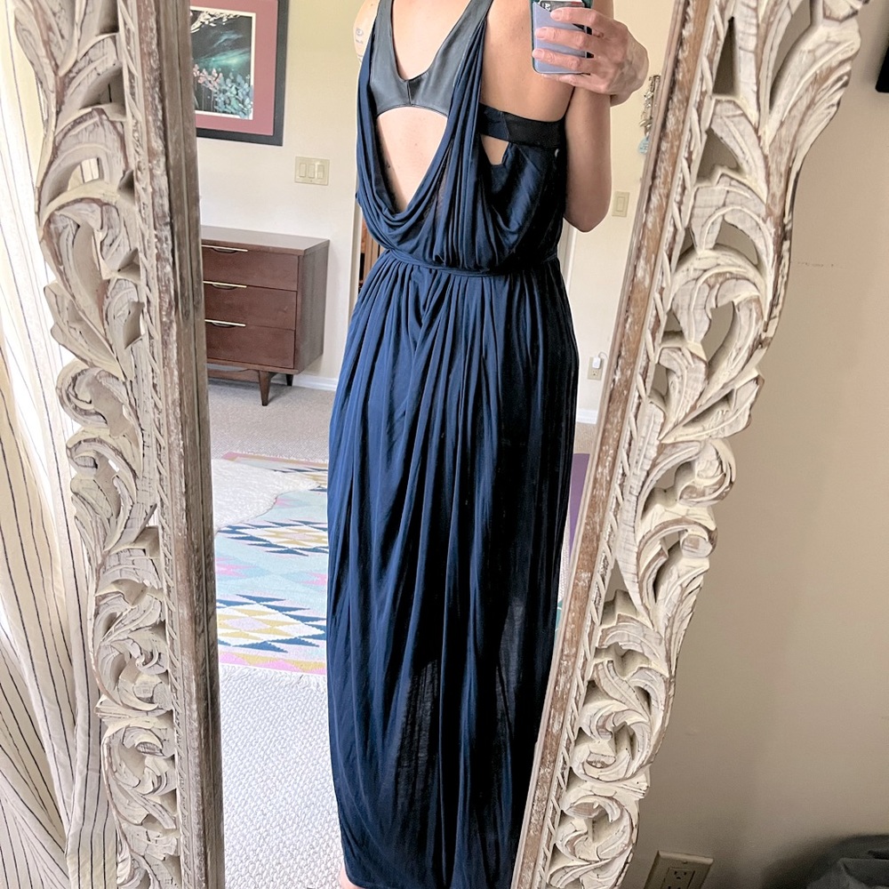BCBG A Line Scoop Back Dress